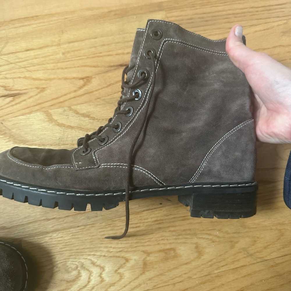 Stuart Weitzman Suede Boots Size 10 - image 5